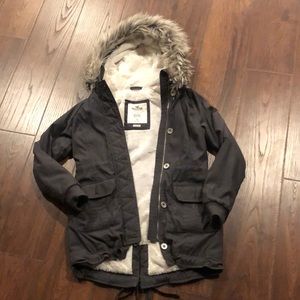 Dark Gray Parka